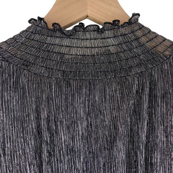 NWT O.P.T Lluvia Dress Silver Medium - Picture 14 of 14